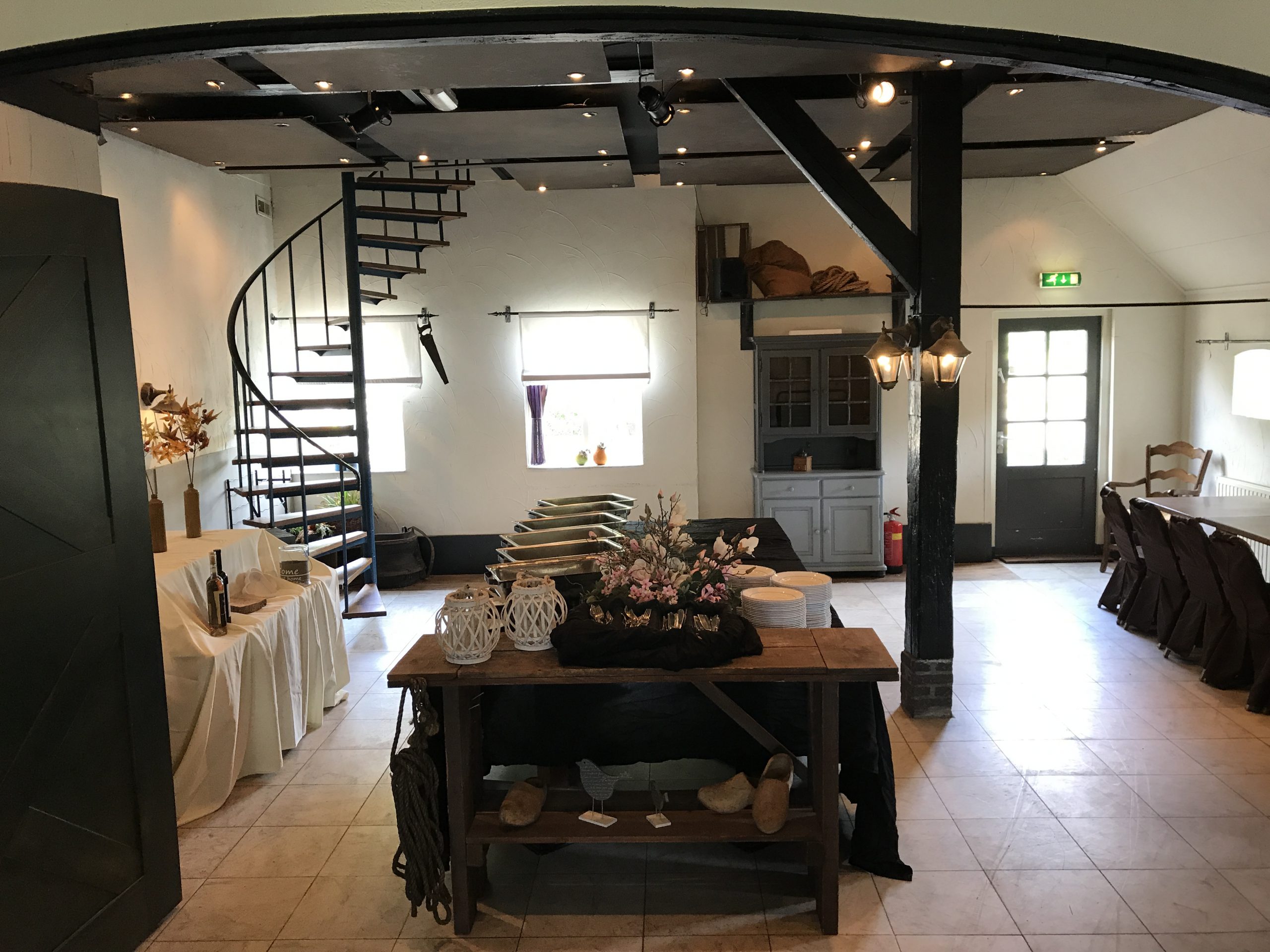 Lunchbuffet in de dele